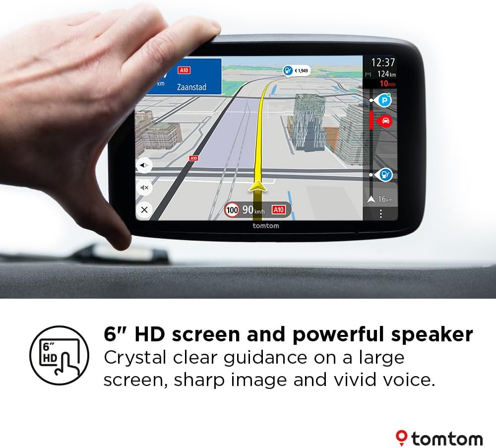 TomTom GO Superior 6" HD Touchscreen Car Sat Nav - World Maps - Kazoop