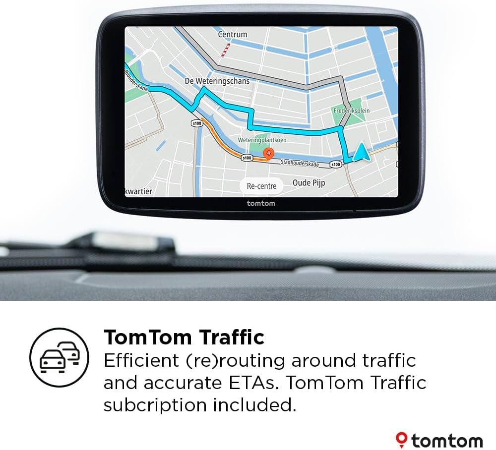 TomTom GO Superior 7'' HD Touchscreen Car Sat Nav - World Maps - Kazoop