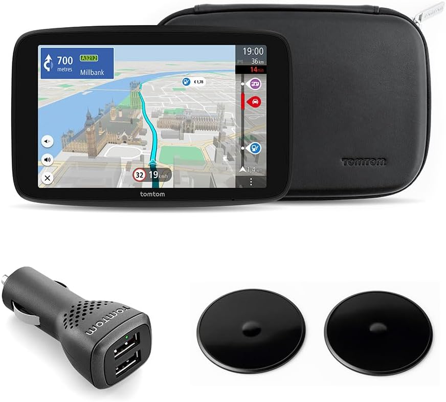 TomTom Campervan Caravan Sat Nav GO Camper Max 2nd Gen 7" World Maps - Black