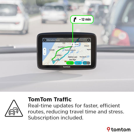 TomTom GO Classic 5'' 2nd Gen 4YF5.001.00 UK/ROI & EU Maps Sat Nav - Black