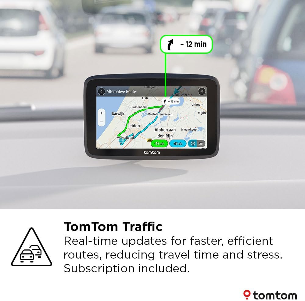 TomTom GO Classic 6'' 2nd Gen Touchscreen UK/ROI & EU Maps Sat Nav - Black