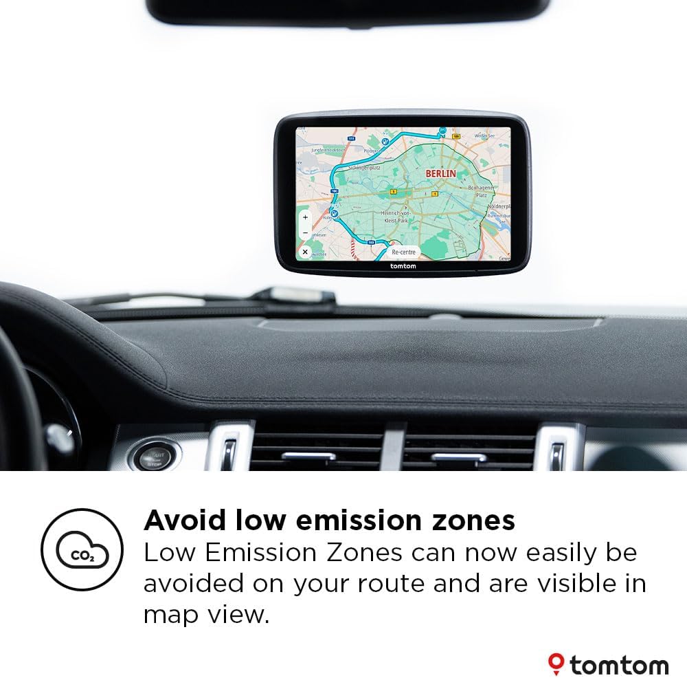 TomTom GO Navigator 2nd Gen Europe Maps Wi-Fi 6" Car GPS Sat Nav - Black