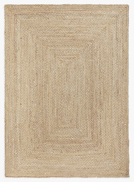 John Lewis & Partners Skye Textured Jute Rug 240 x 170cm - Natural