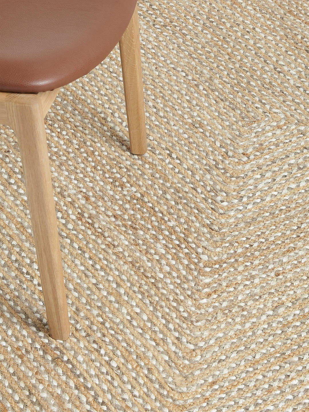 John Lewis & Partners Skye Textured Jute Rug 240 x 170cm - Natural