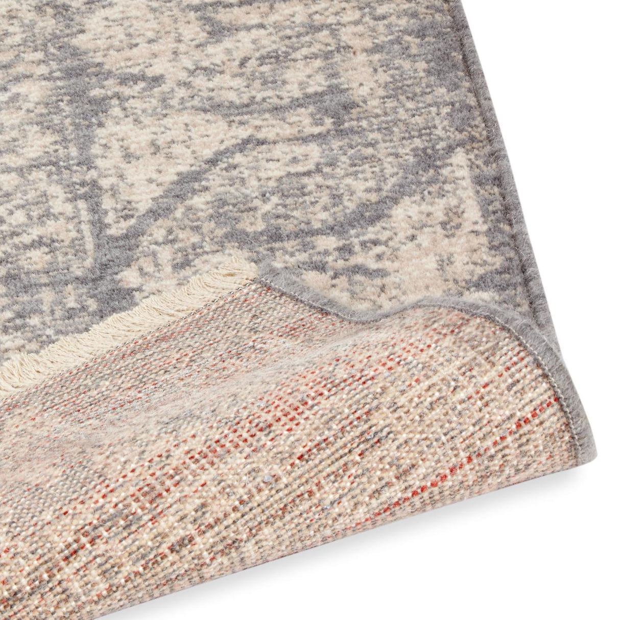 John Lewis Kabir Medallion Machine-made Rectangular Rug Grey L235 x W170cm