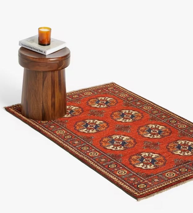 Gooch Luxury Hand Knotted Ersari Hand Knotted Wool Rug 235 x 165cm - Red
