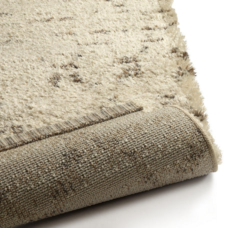 John Lewis Luxe Berber Wool Blend Rug 230cm x 160cm - Brown & Beige