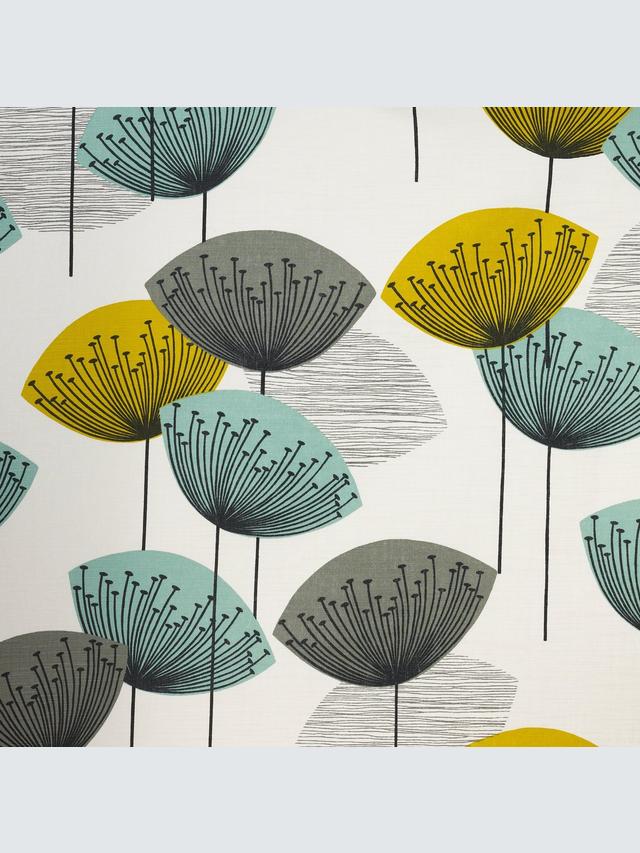 Sanderson Dandelion Clocks Pair Lined Eyelet Curtains W167 x D182cm - Aqua