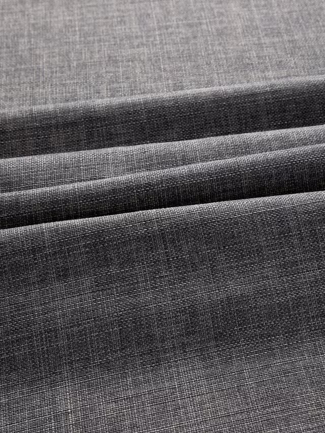 John Lewis Textured Blackout Pencil Pleat Curtains W167 x D228cm - Steel