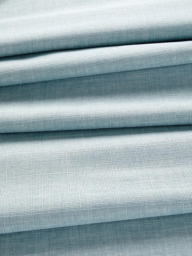 John Lewis Textured Weave Pair Blackout Eyelet Curtains 228 x 274cm Duck Egg