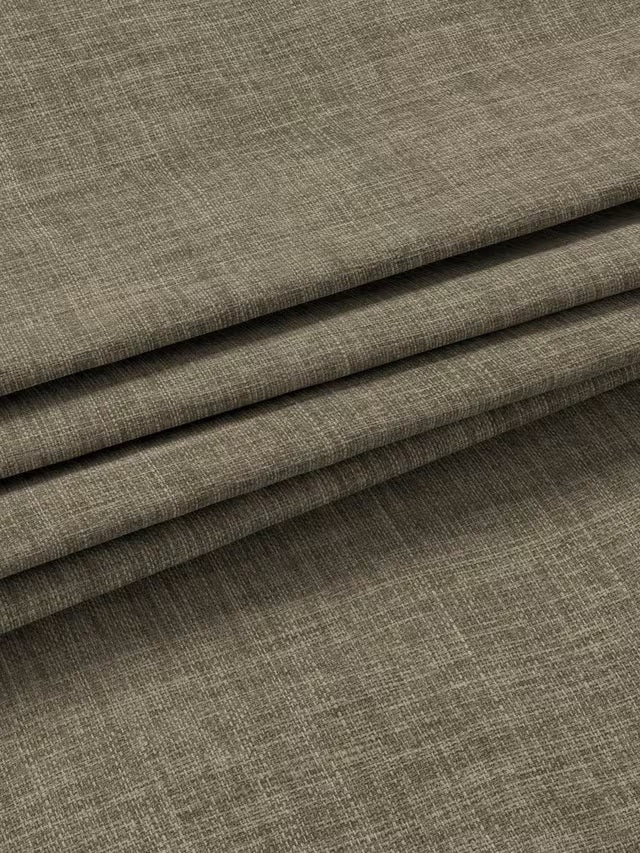 John Lewis Textured Blackout Pencil Pleat Curtains W228 x D274cm Pale Mole