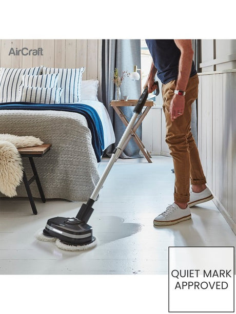 AirCraft PowerGlide Cordless Hard Floor Cleaner with Extra Pads - Black