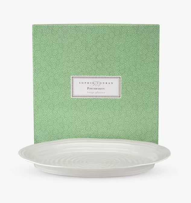 Sophie Conran for Portmeirion Large Oval Porcelain Platter 51cm - White