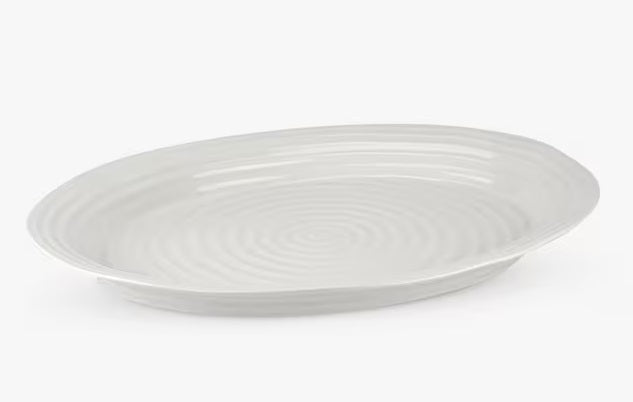 Sophie Conran for Portmeirion Large Oval Porcelain Platter 51cm - White