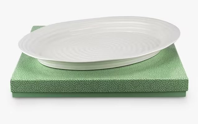 Sophie Conran for Portmeirion Large Oval Porcelain Platter 51cm - White