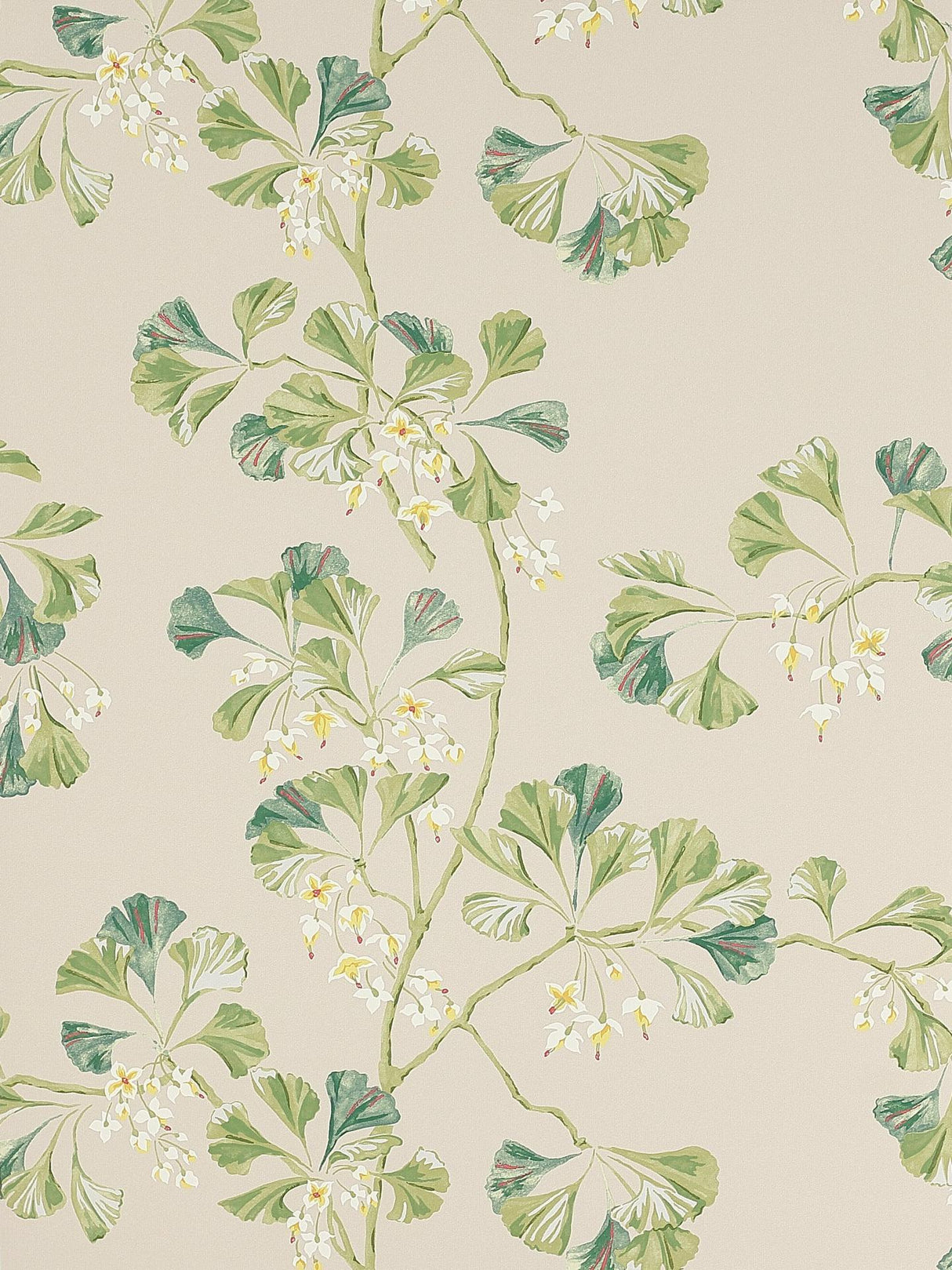 Colefax and Fowler Greenacre Wallpaper L10m x W52cm W7004/01 - Forest Green