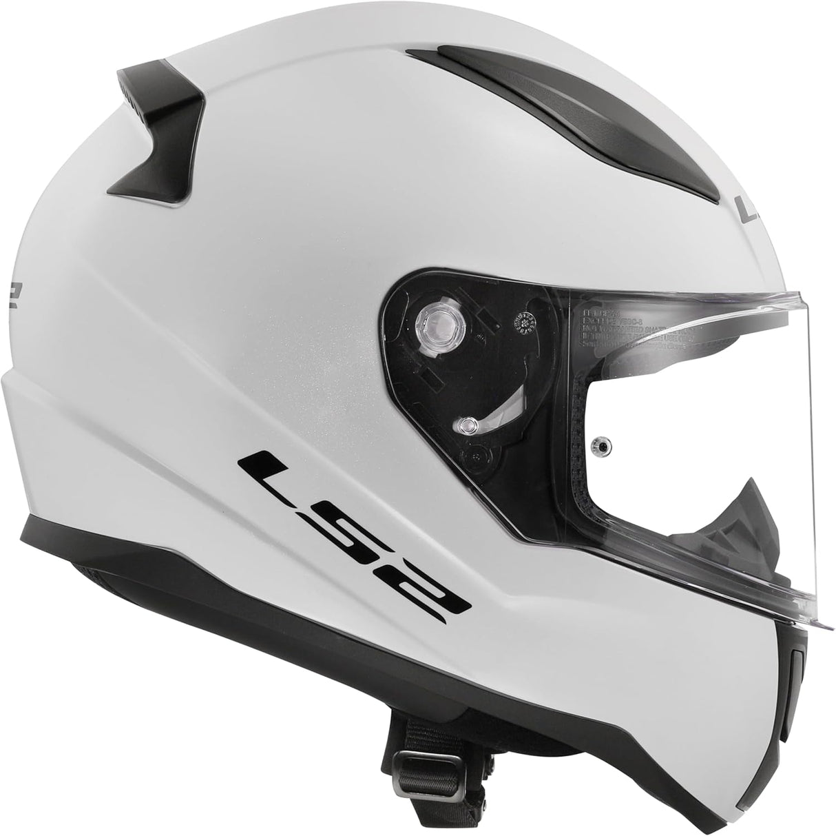 LS2 FF353 Rapid II UV-Resistant Visor Breathable Helmet - Large - White