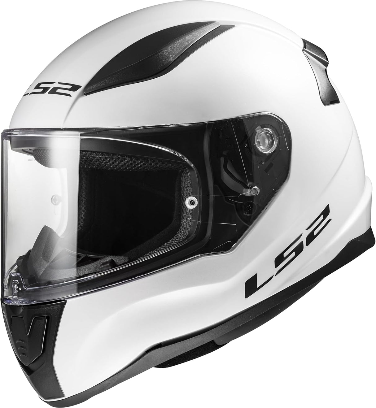 LS2 Rapid II Protective Full Face Motorcycle Helmet - Gloss White - XL
