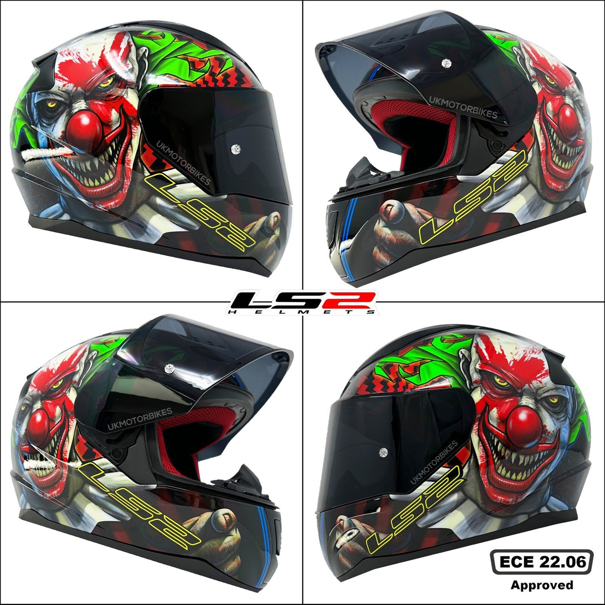 LS2 FF353 Happy Dreams Rapid II Full Face Road Touring Motorcycle Helmet - L