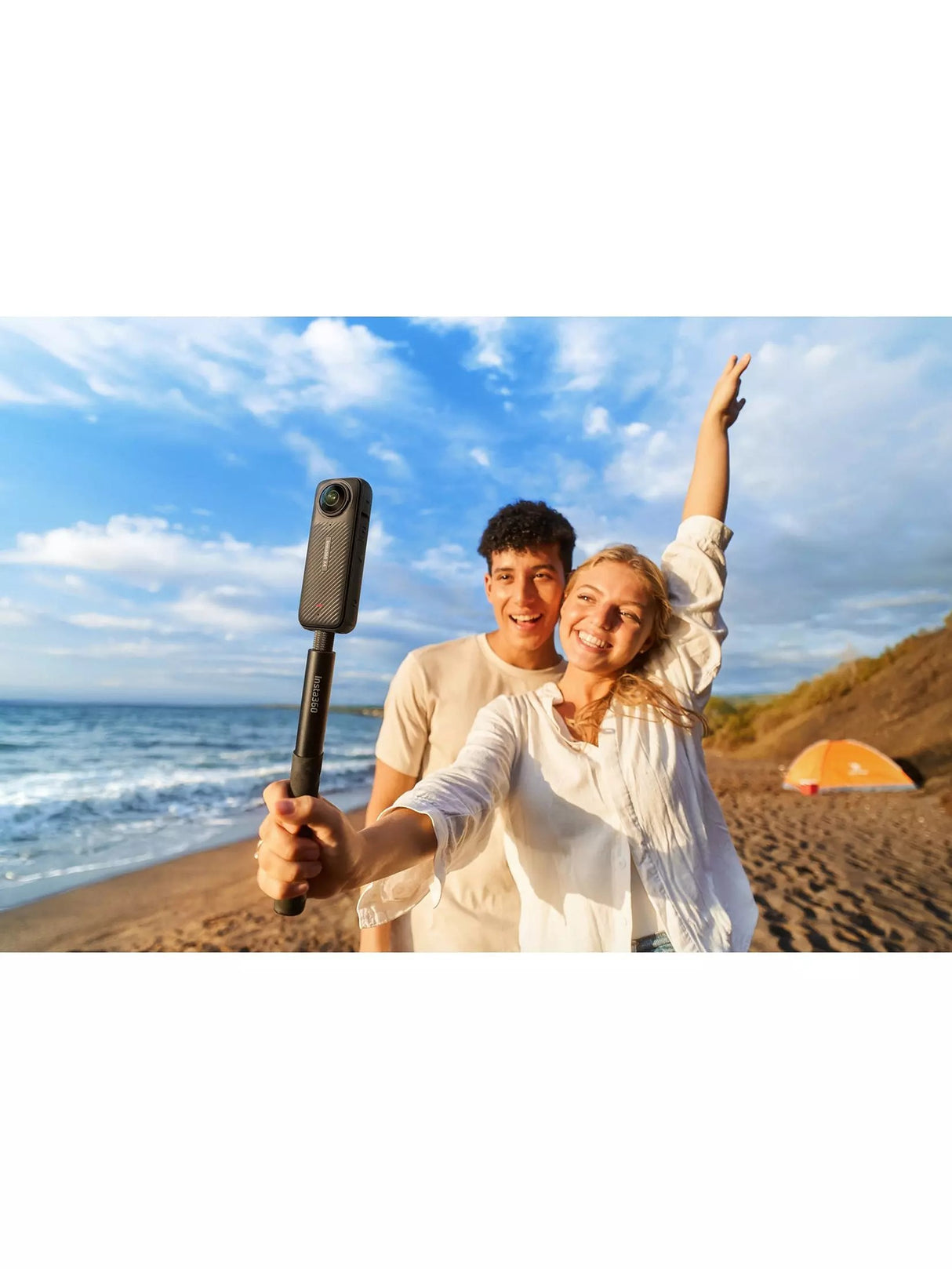 Insta360 X4 8K Ultra HD 2.5" LCD Touchscreen 360-Lens Action Camera - Black