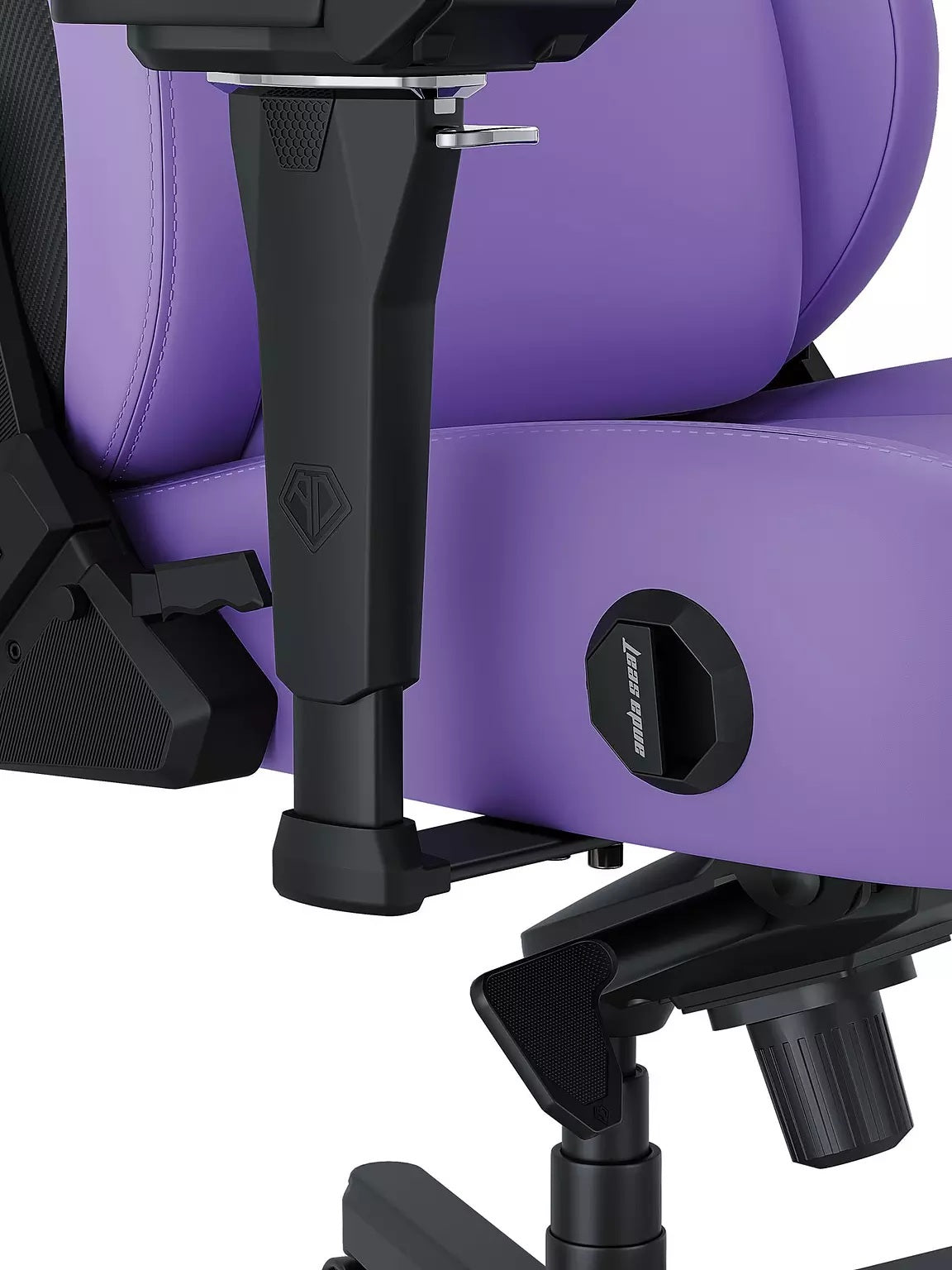 Andaseat Kaiser 4 XL Reclining Ergonomic Faux Leather Gaming Chair - Purple