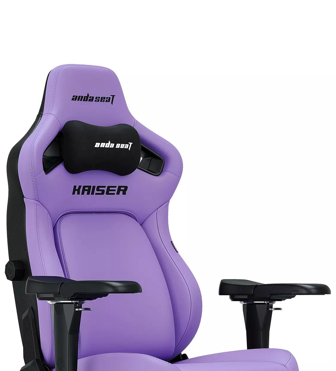 Andaseat Kaiser 4 XL Reclining Ergonomic Faux Leather Gaming Chair - Purple
