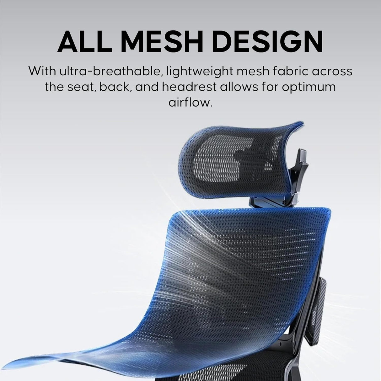 Andaseat X-Air Mega Premium Mesh Ergonomic Office Gaming Chair - Space Black