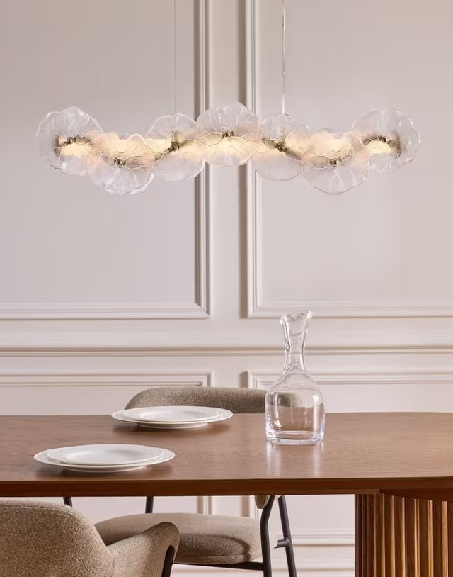 John Lewis Lily Pad Floral Decorative LED Ceiling Light - Antique Brass