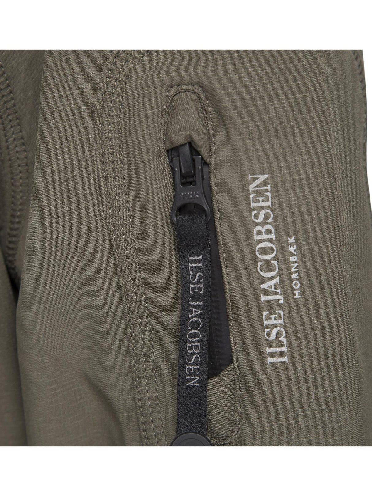 Ilse Jacobsen Hornbæk Womens Regular Fit Long Utility Raincoat 8 - Khaki