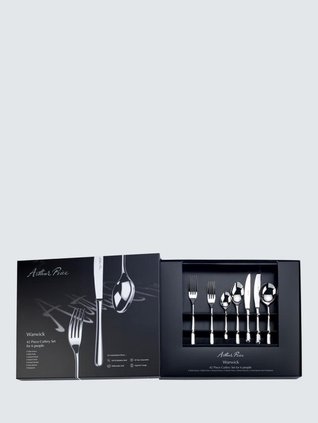 Arthur Price Warwick Stainless Steel Cutlery Set 2 Piece/6 Place Settings