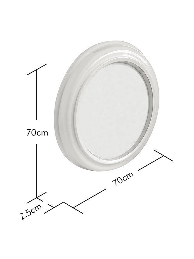 Lascelles Analogue Skeleton Roman Numeral Outdoor Wall Clock 70cm - Bronze