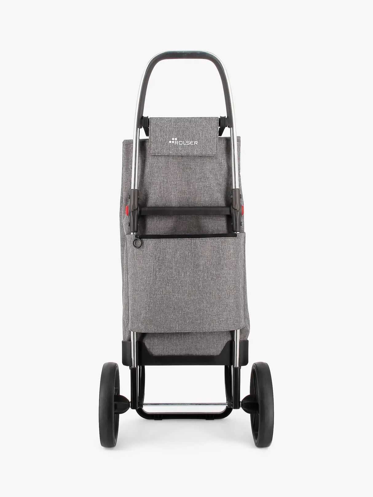 ROLSER 2LRSG 43L Large 2-Wheel Lightweight Folding Shopping Trolley - Grey