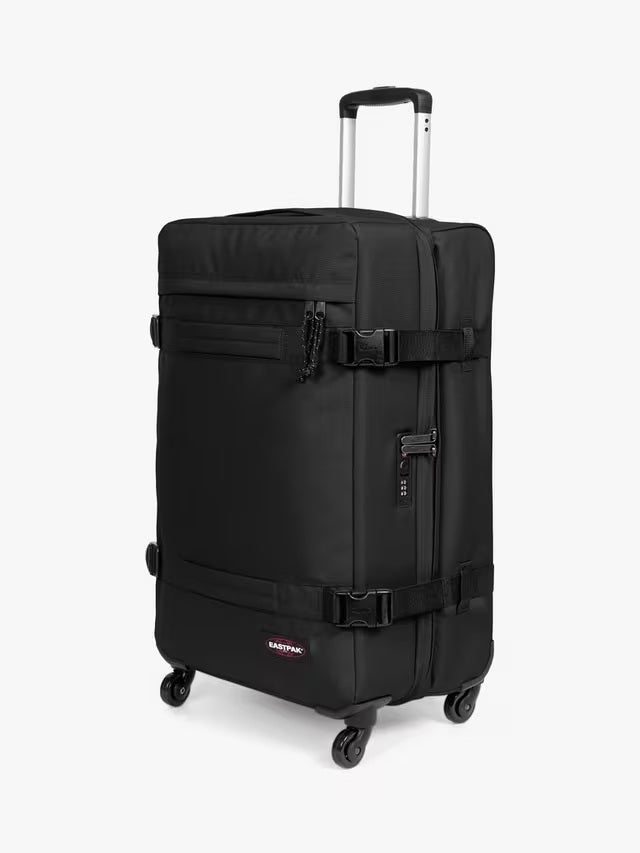 Eastpak Transit'R 4-Wheel 83cm Soft Shell Extra Large Suitcase - Black