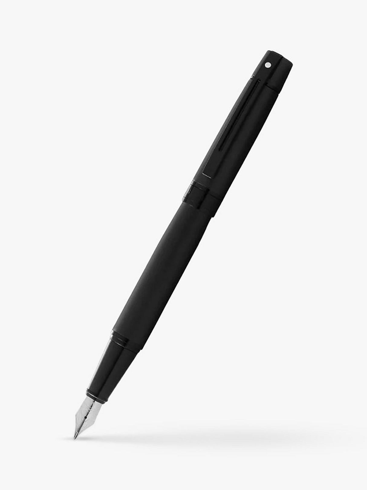 Sheaffer E0934353 300 Stainless Steel Medium Nib Matte Fountain Pen - Black