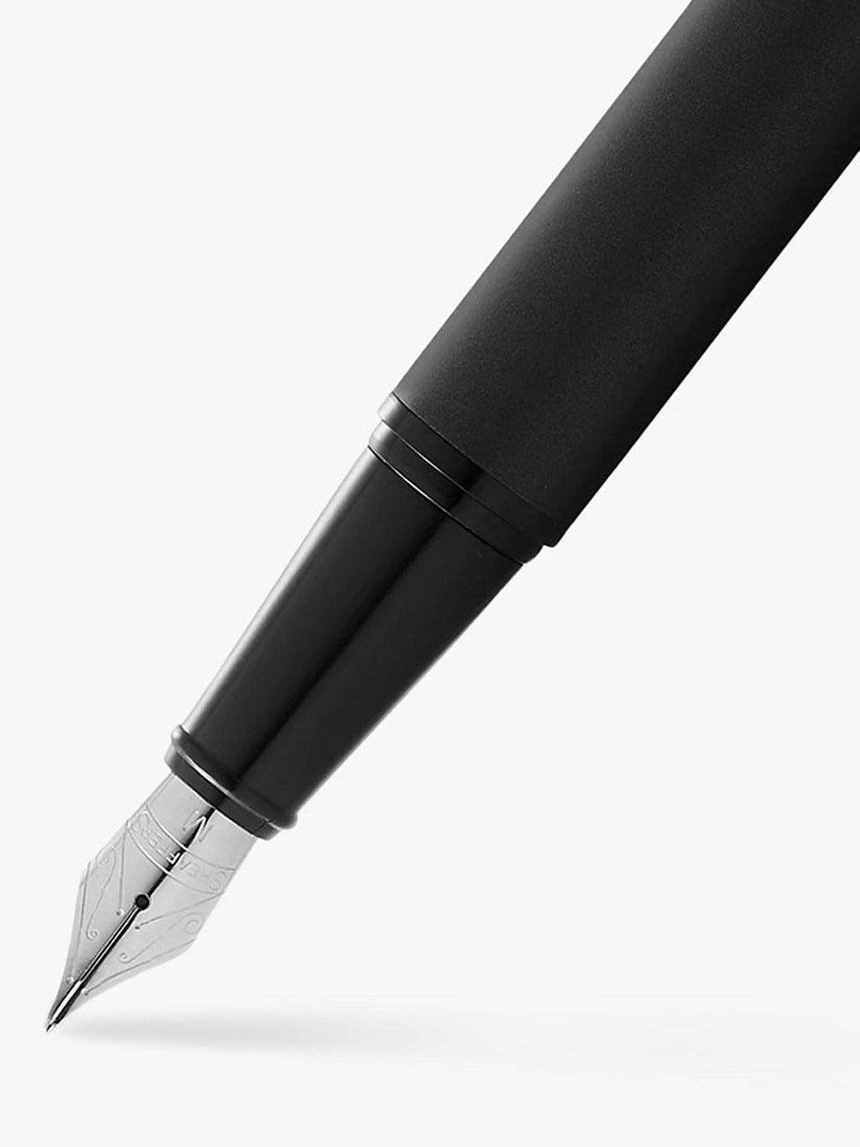 Sheaffer E0934353 300 Stainless Steel Medium Nib Matte Fountain Pen - Black