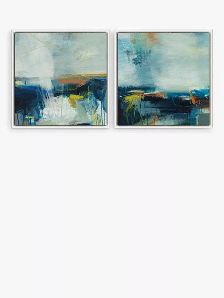 Alice Sheridan Finding Light & Space Framed Canvas Prints 64 x 64cm - Set 2 - Kazoop