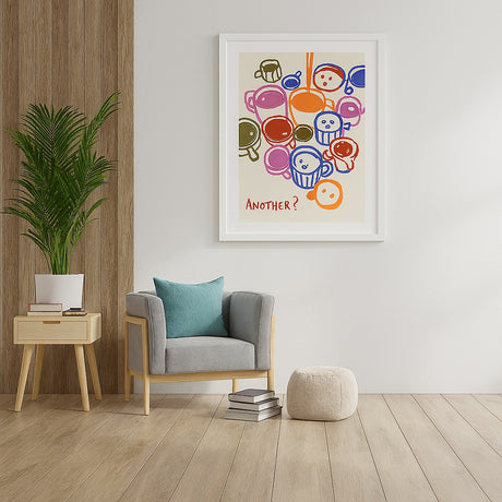 EAST END PRINTS SimplyExtraJordanary Another Framed Print 83 x 63cm - Multi