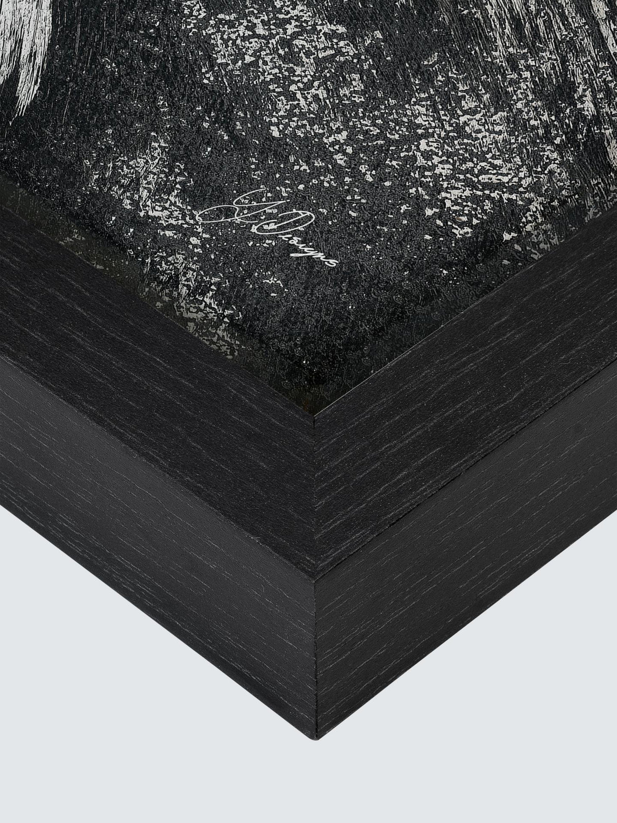 John Lewis Yharnna 'Aurora' Square Framed Canvas Print 104 x 104cm - Black