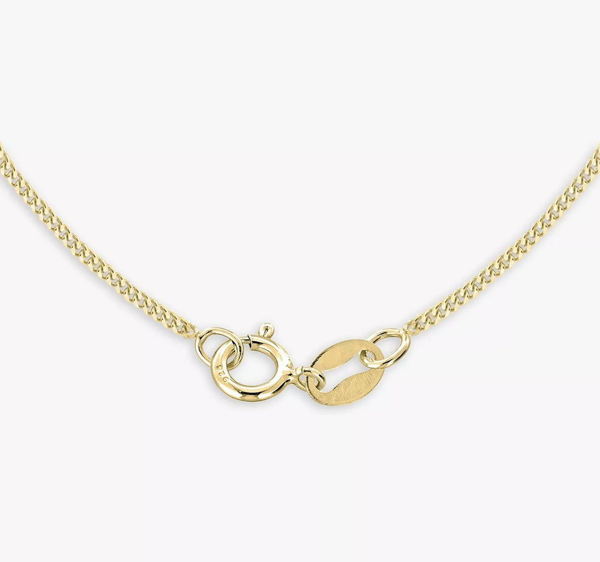 IBB 9ct Solid Yellow Gold St Christopher Unisex Adult Pendant Necklace 51cm