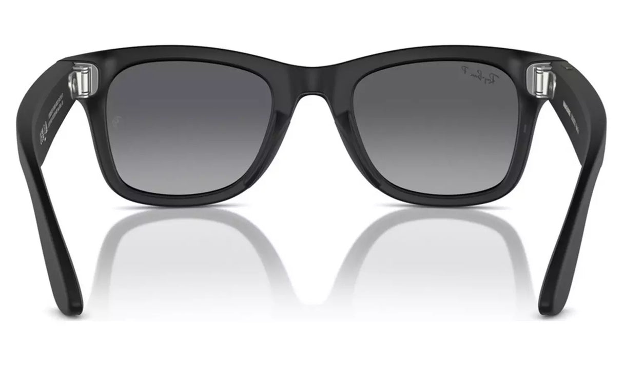 Meta Ray-Ban Meta Wayfarer Smart Glasses - Matte Black/Polar Graphite 50-22