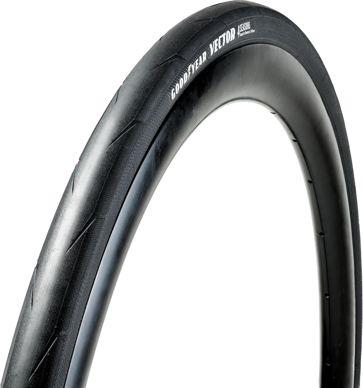 Goodyear Vector Four Seasons Tubeless Bike Tyre 700x32c 32-622 - Black