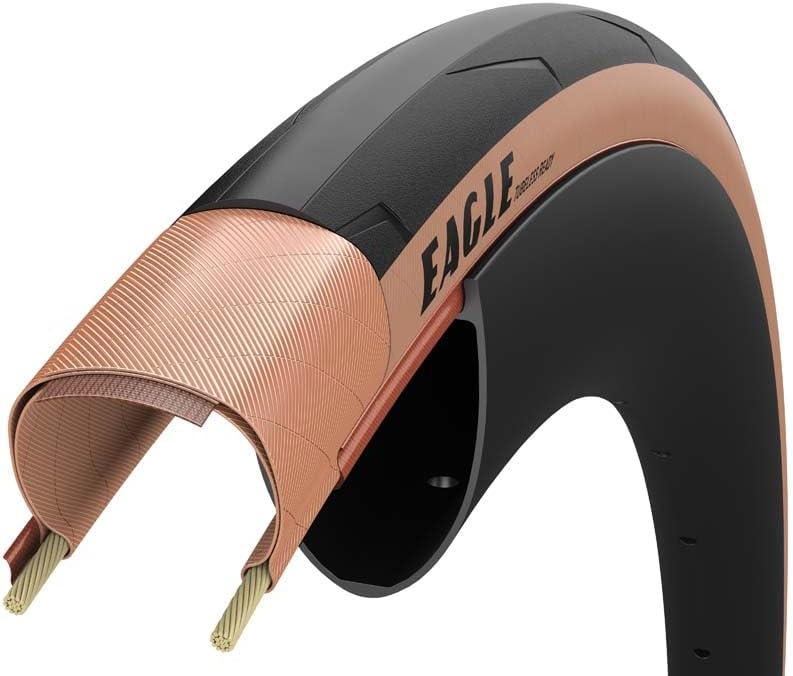 Goodyear Eagle Tubeless Folding Road Bike Tyre 700x28c 28-622 - Tanwall