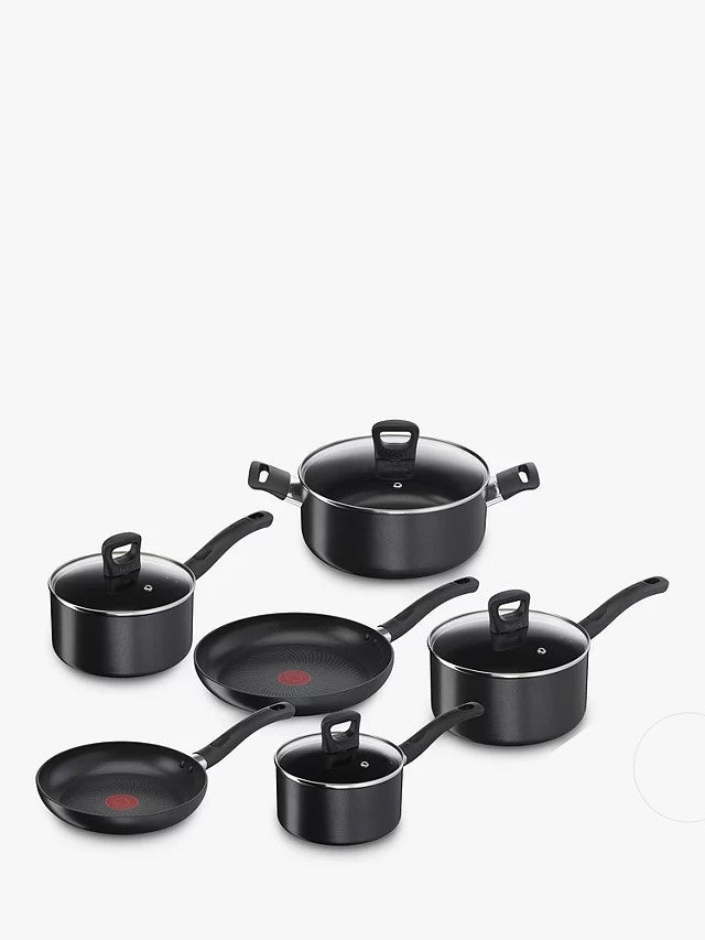 Tefal Enhance Aluminium Non-Stick Frying Pan & Saucepan Set - 6 Piece - Kazoop