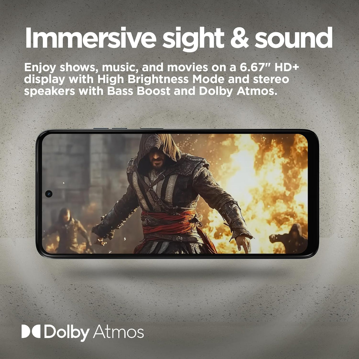 Motorola E15 4G 6.67'' Smartphone 2GB + 64GB Unlocked Dual-SIM - Misty Blue