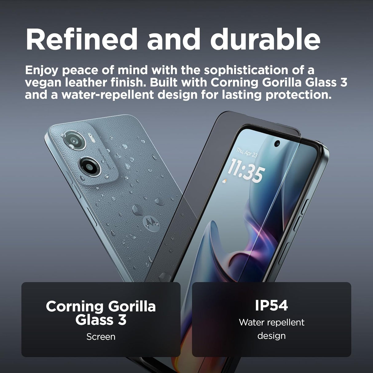 Motorola E15 4G 6.67'' Smartphone 2GB + 64GB Unlocked Dual-SIM - Misty Blue