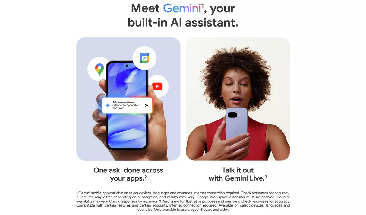 Google Pixel 9a 5G 8GB 128GB AI SIM-Free Unlocked Smartphone - Obsidian