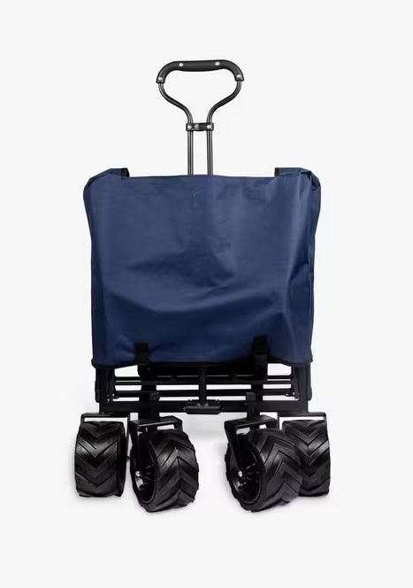 Navigate 3 River Extra Large Foldaway Beach/Festival Wagon Trolley - Navy