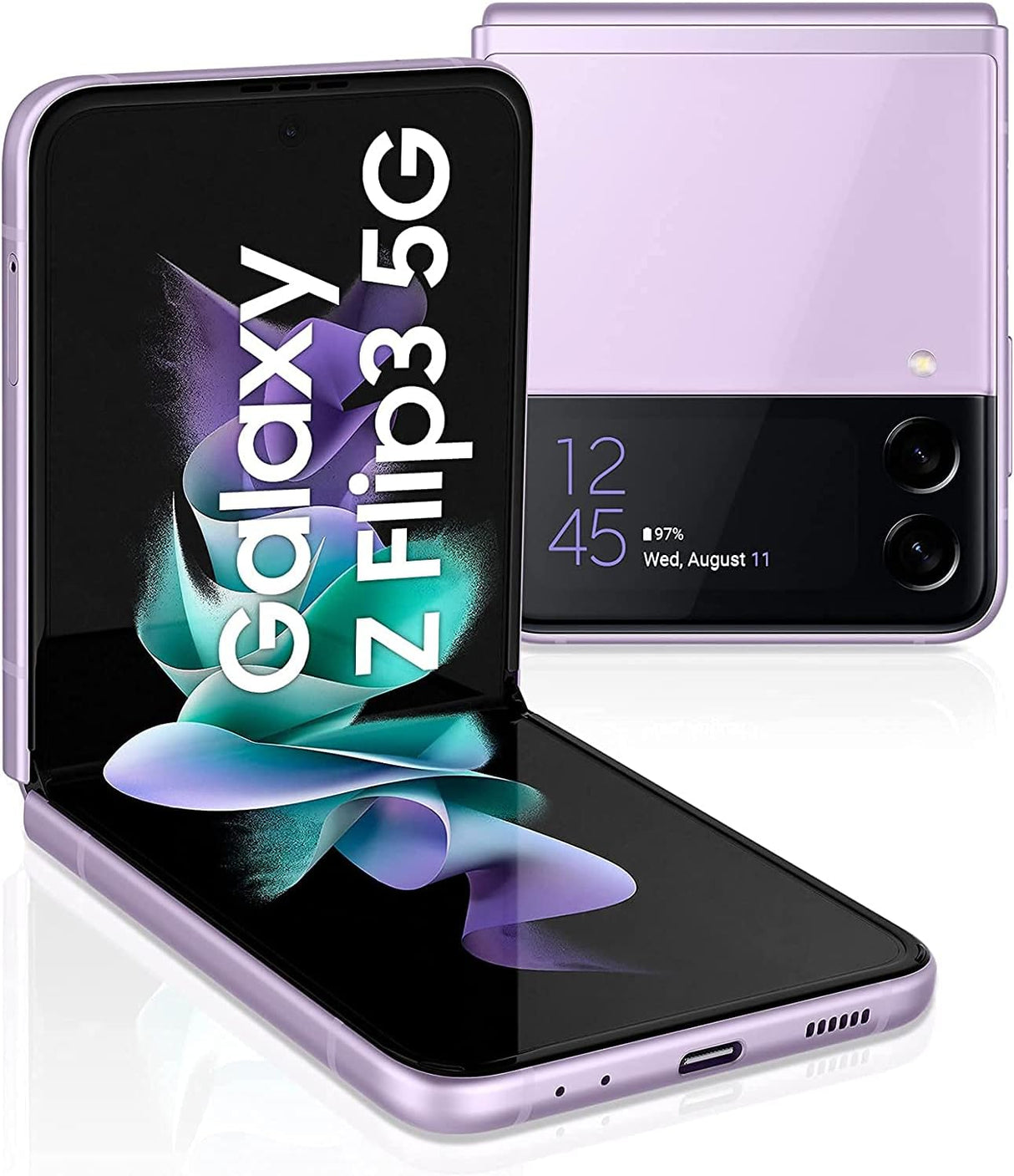 Samsung Galaxy Z Flip3 5G Folding Smartphone Unlocked SimFree 256GB Lavender