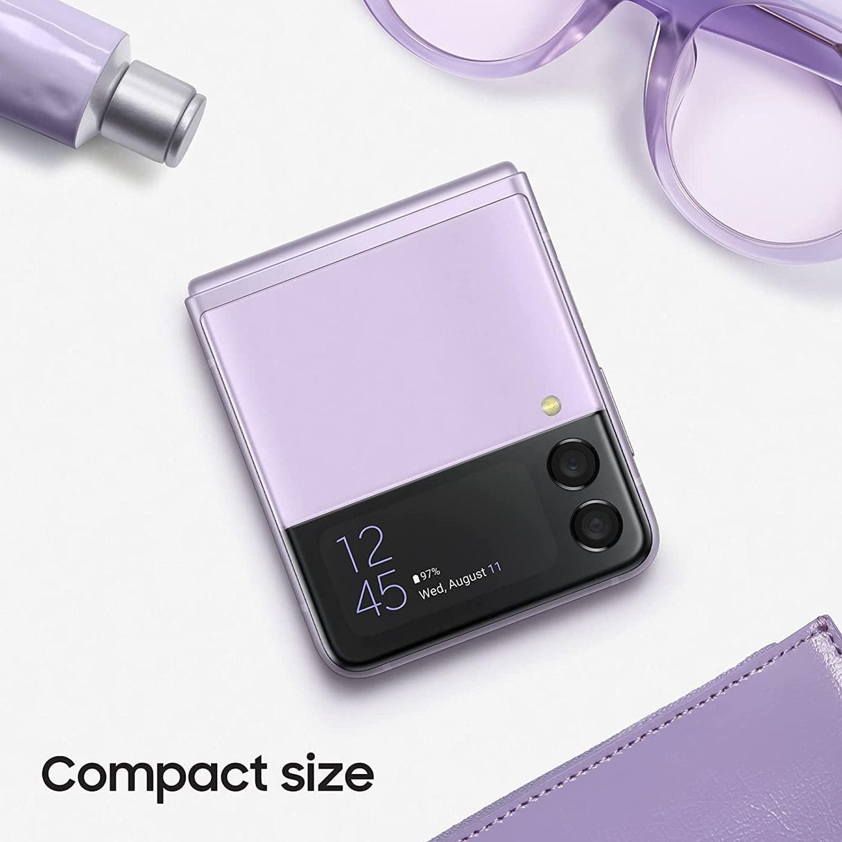 Samsung Galaxy Z Flip3 5G Folding Smartphone Unlocked SimFree 256GB Lavender