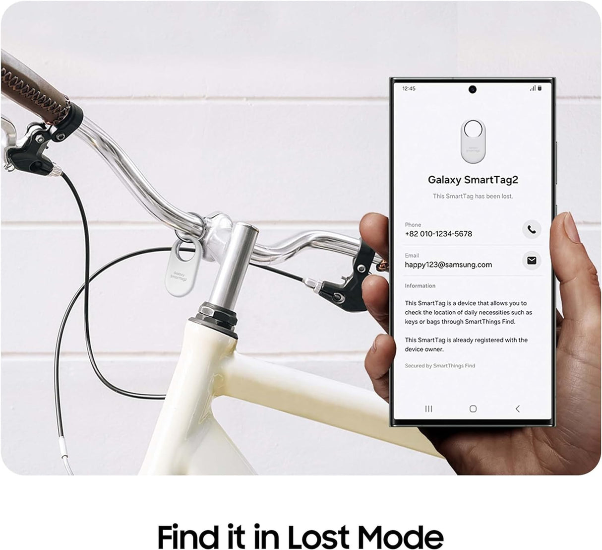 Samsung Galaxy SmartTag2 Bluetooth Item Finder Location Tracker - Black - Kazoop